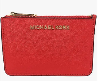 Michael Kors Jet Set Travel Small Coin Pouch with ID (Mulberry)  35F7GTVU1L-mulberry