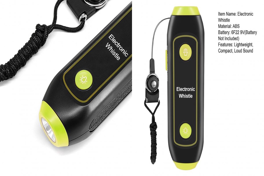 turbobo Electronic Whistle Crisp Sound High Decibel Compact Size ...