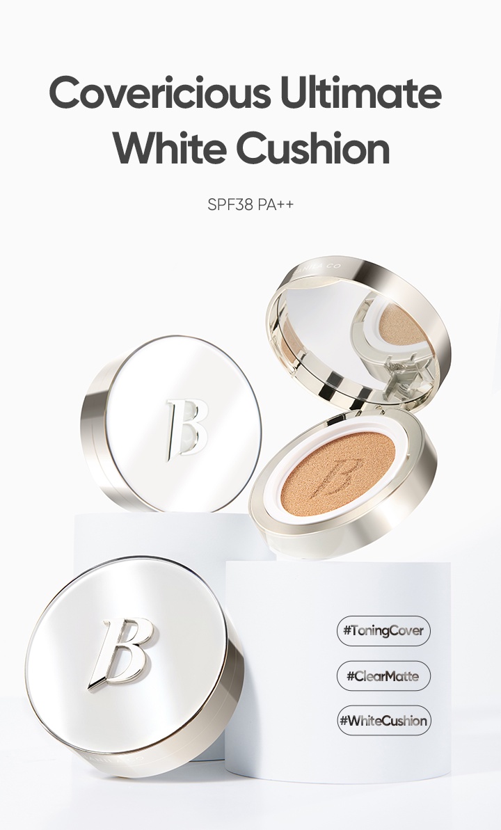 [BANILA CO] Covericious Ultimate White Cushion Moisture with Refill
