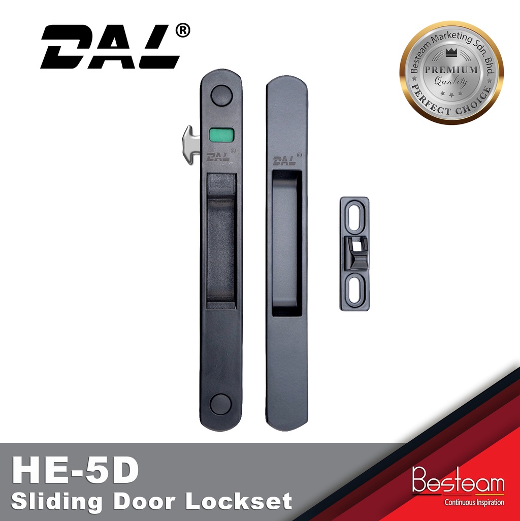 DAL HE-5D Sliding Door Lock Aluminium | Shopee Singapore