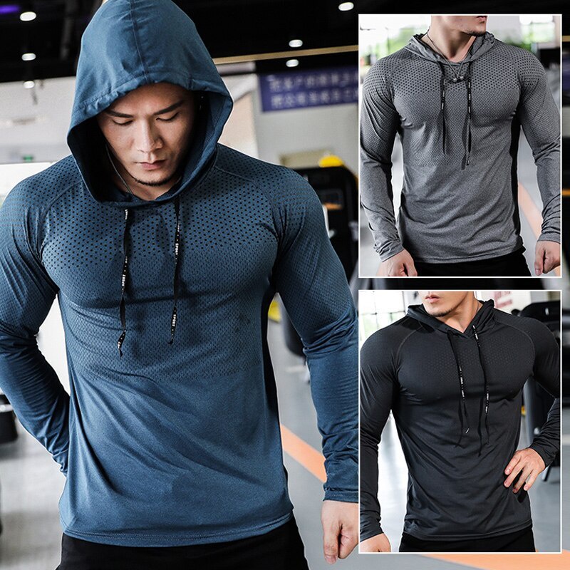 Mens gym 2025 sweat tops