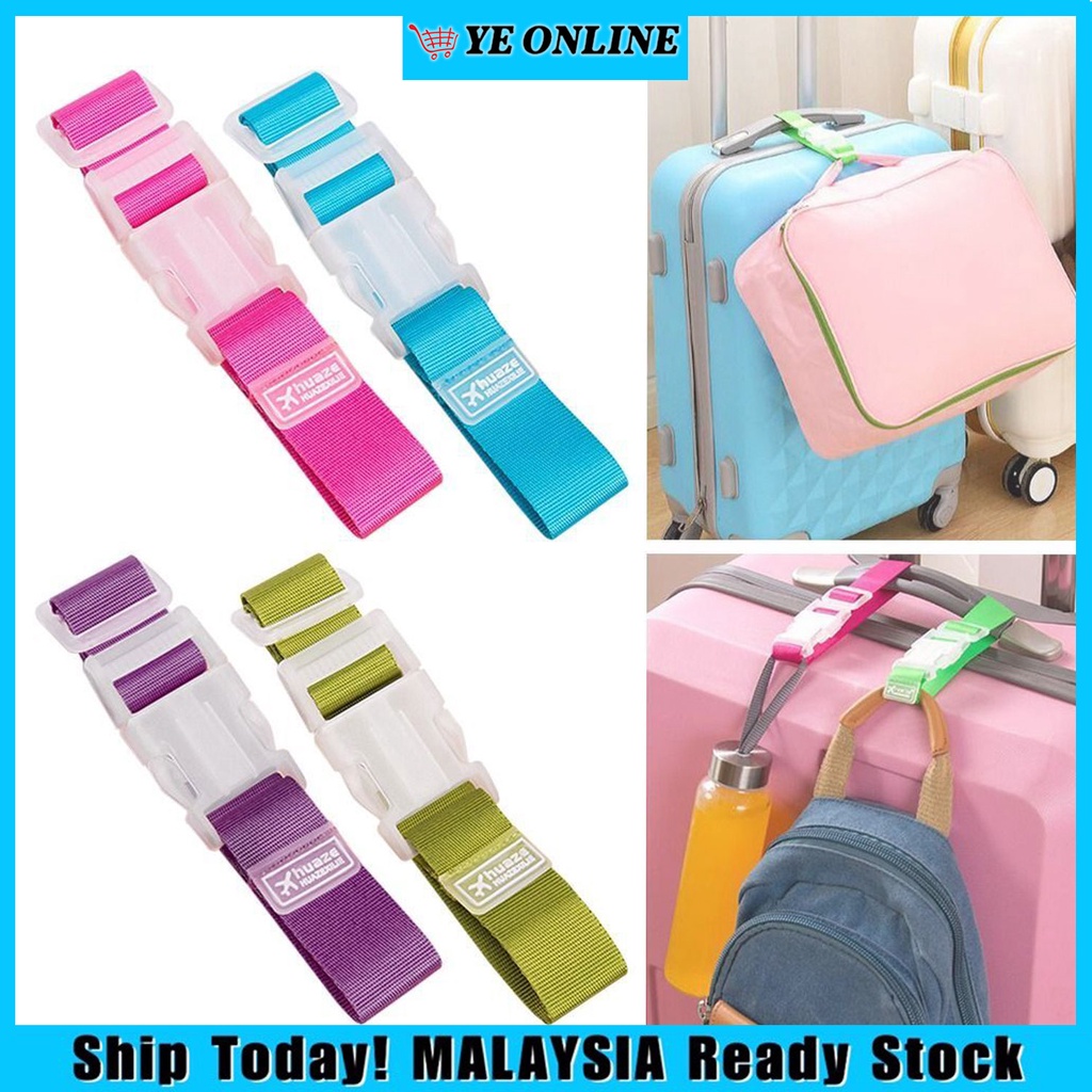 Luggage Hanger Buckle Portable Carrying Clips Luggage Adjustable Suitcase Clip Hook Straps Accessories Buckle Shopee Singapore