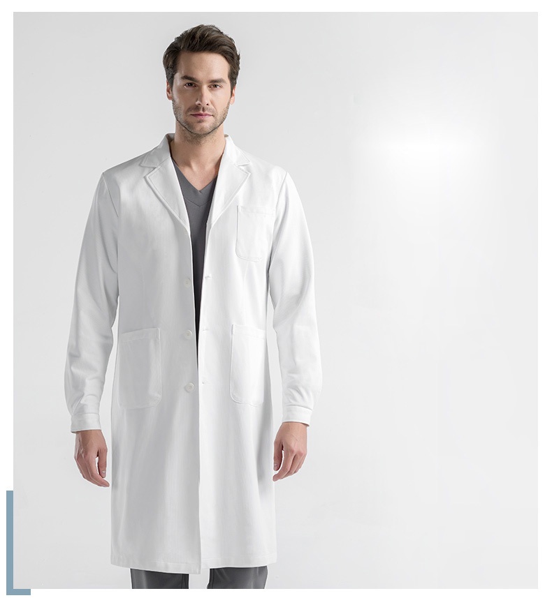 High Quality White Coat Lab Coat Hospital Doctor Slim Nurse Uniform Spa ...