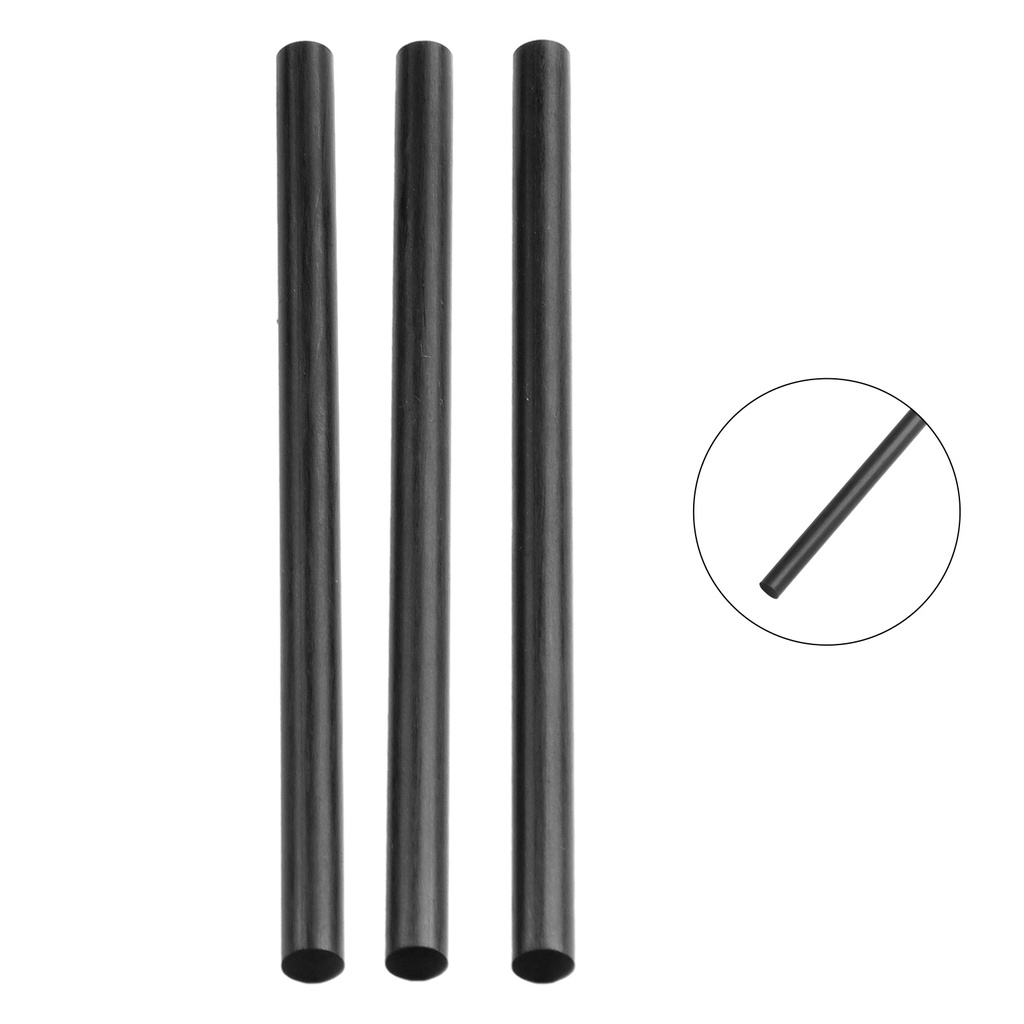Hot】Fishing Rod Repair Kit Carbon Fiber Sticks 1mm~9.5mm*10cm for