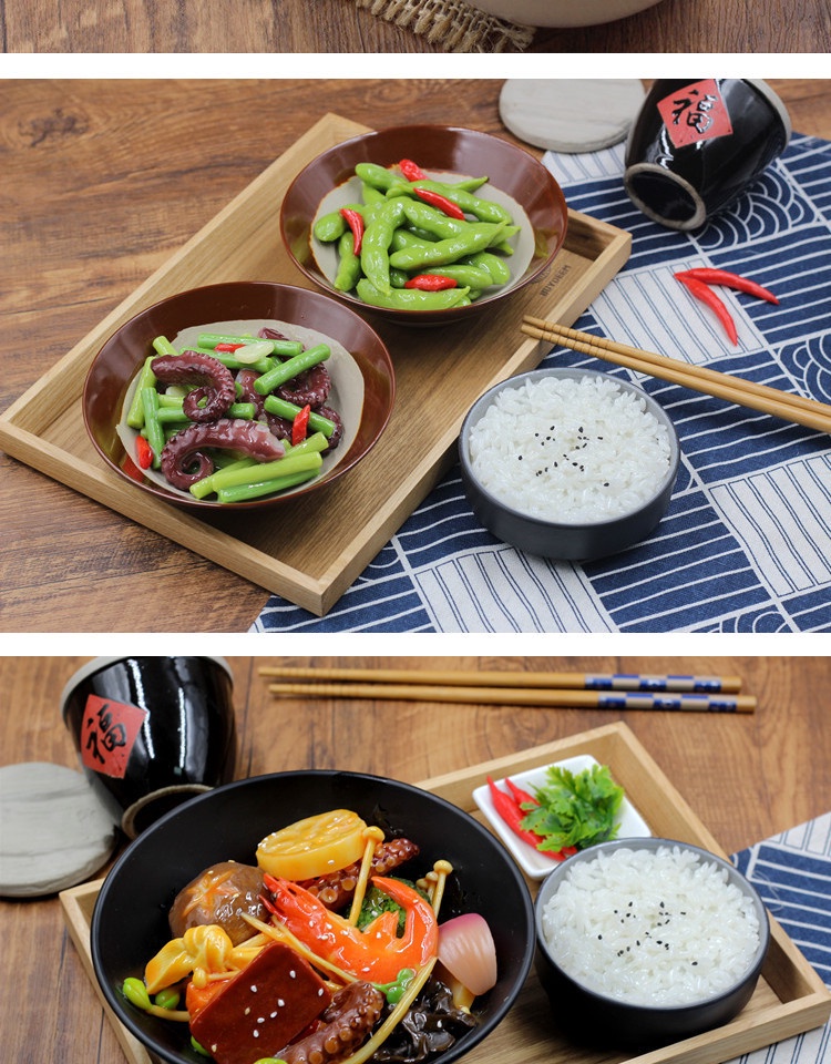 【Fake Food Model】Artificial Steamed Rice with Bowl Model Simulated Fake ...
