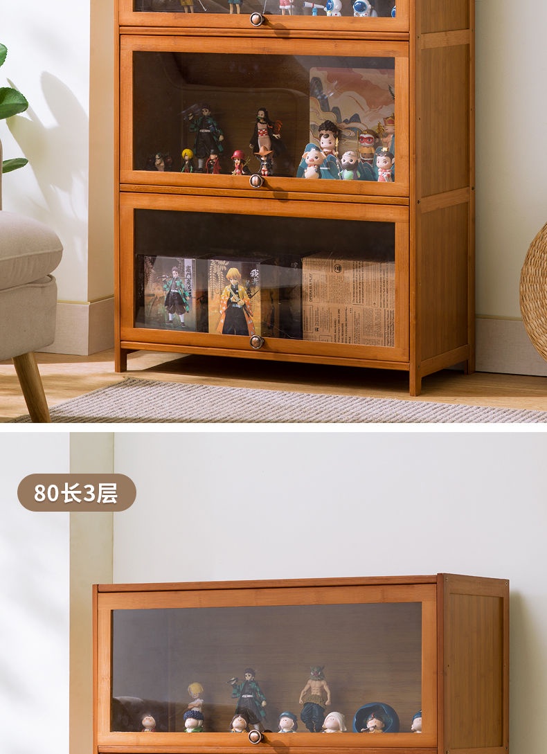Display Cabinet Acrylic Transparent Bookcase / Model Storage Cabinet ...