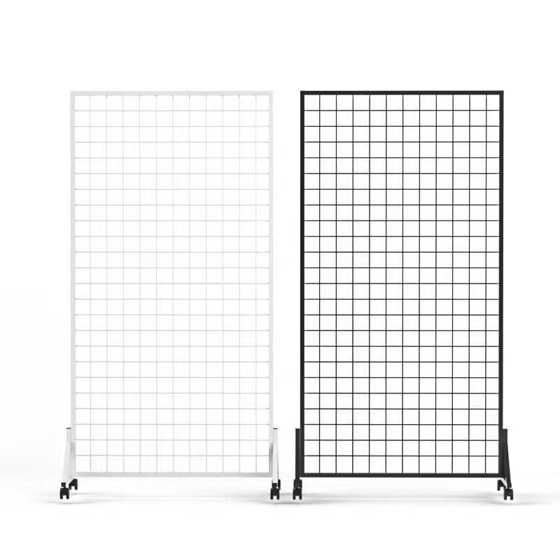 Customized Vertical Grid Frame Barbed Wire Floor Display Grid Ornament ...