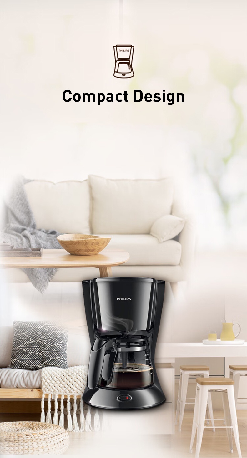 Philips HD7432 Coffee Maker American Coffe Pot Tea Pot | Shopee Singapore