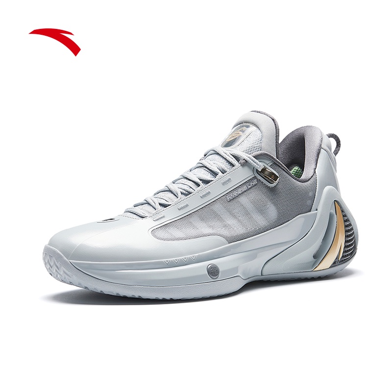 White and grey deals basketball shoes