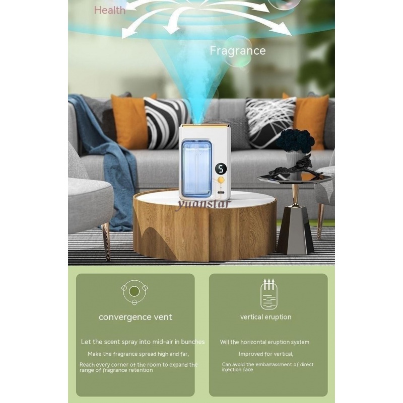 Digital Display Aromatherapy Diffuser Wireless Aroma Diffuser Mini ...