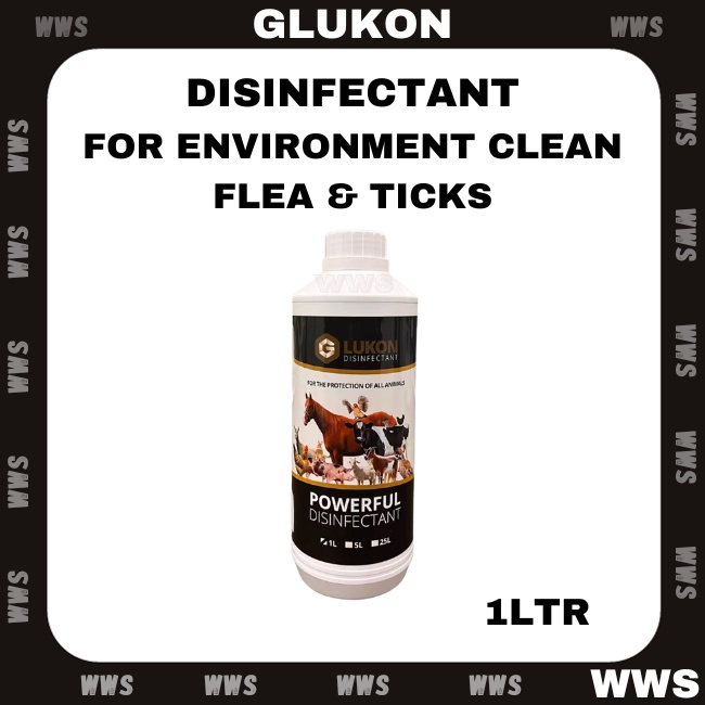 Glukon Powerful & Safe Disinfectant (EXP03/24) Cage And Tool Washer