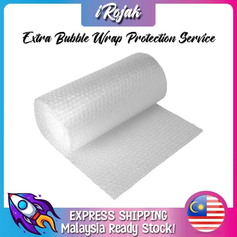 [iRojak] Extra Protection Packaging Double Layer Bubble Wrap Packing Service 气泡纸保 Bungkus