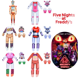 FNAF Halloween Costume for Kids Five Nights Freddyed Jumpsuit Cosplay  Nightmare Bonnie Fnaf Freddy Anime Christmas Gift for Kid - AliExpress