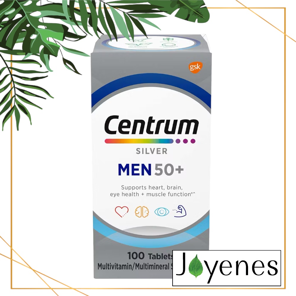 Centrum Silver Multivitamin for Men 50 100 Tablets Shopee