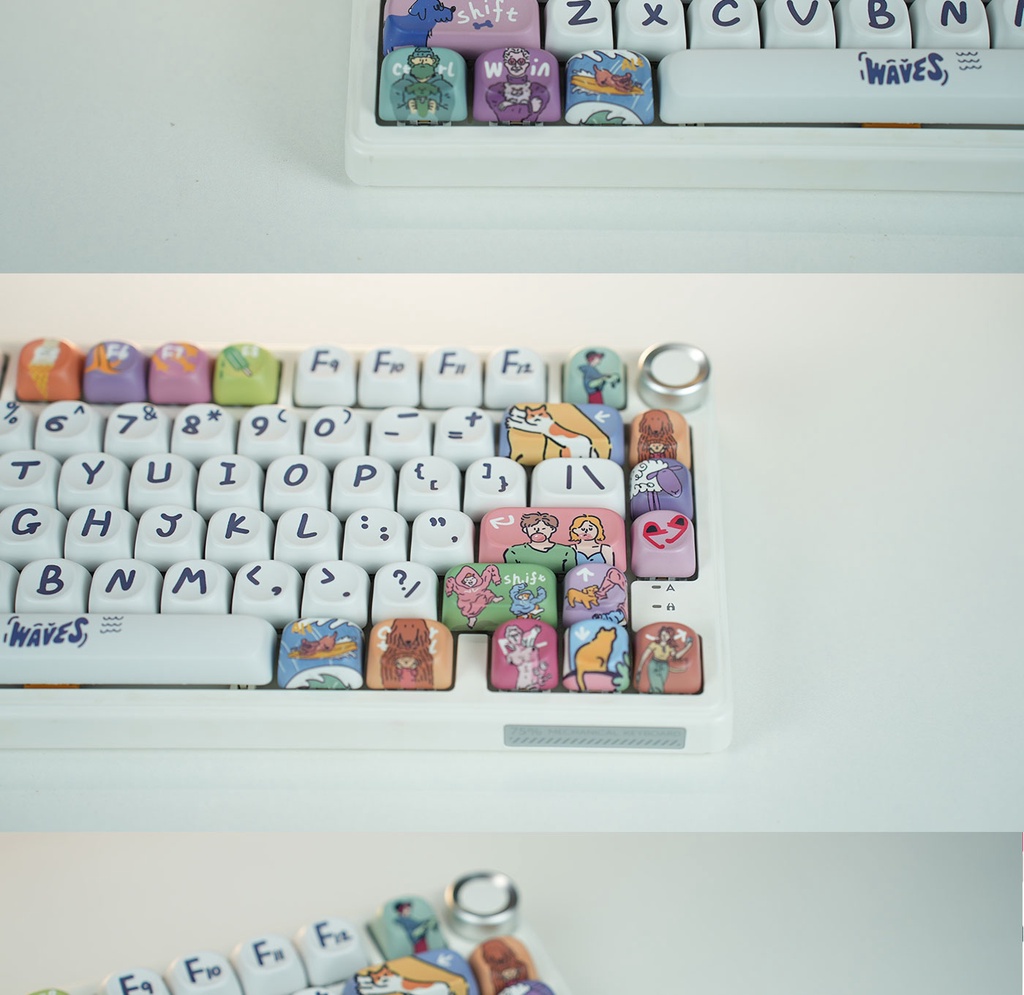 Spray-Themed Keycap Cute Keycaps 123key Class MOA Profile PBT ...