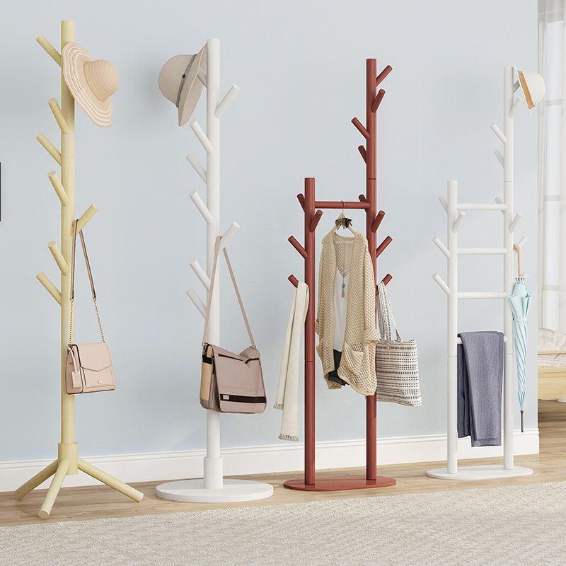 YOULITE Solid Wood Clothes And Hats Rack, Floor To Ceiling, Living Room ...