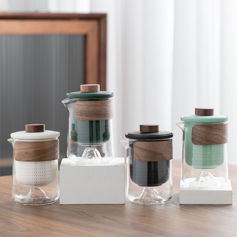 Portable Tea Set Yuanshan Travel Teacup Tea Set Small Set Glass Outdoor ...