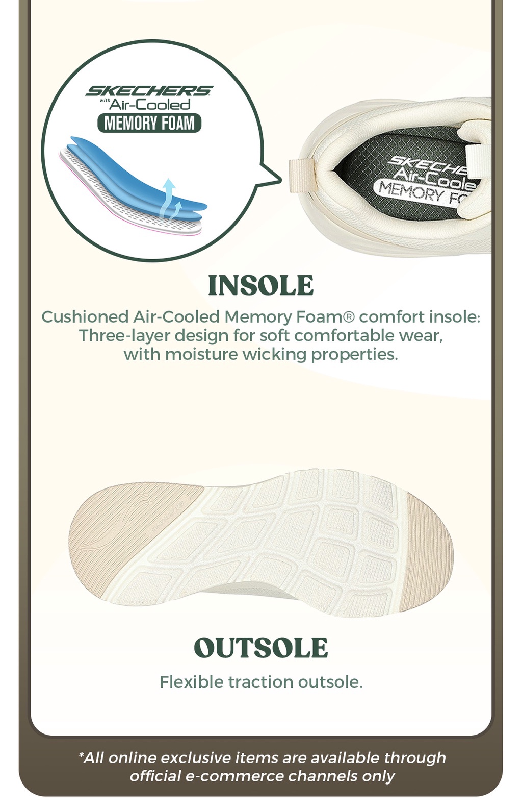 Air cooled memory 2025 foam cushioned comfort insole