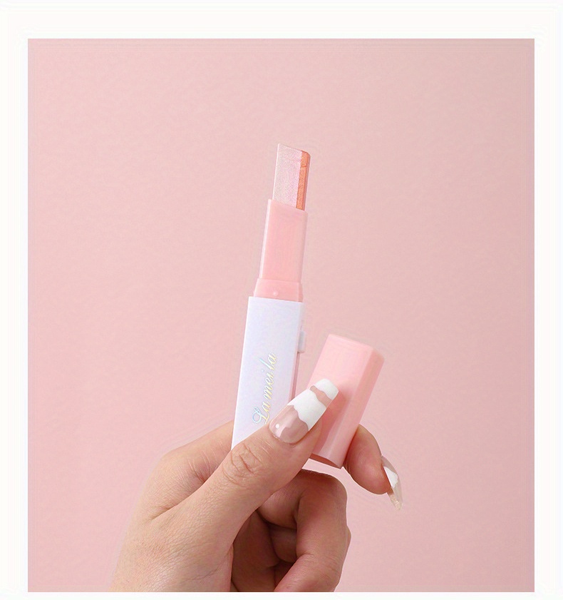 Waterproof Shimmer Dual Color Eyeshadow Stick Gradient Makeup | Shopee ...