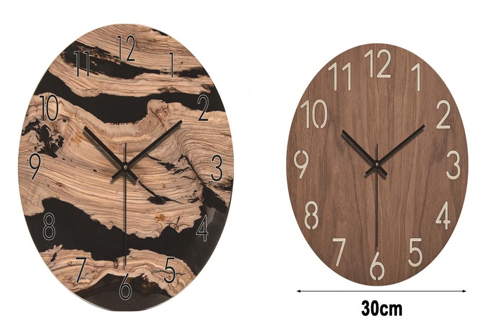 SLS_ Rustic Wood Wall Clock Vintage Cabin Wall Clock Vintage Rustic ...