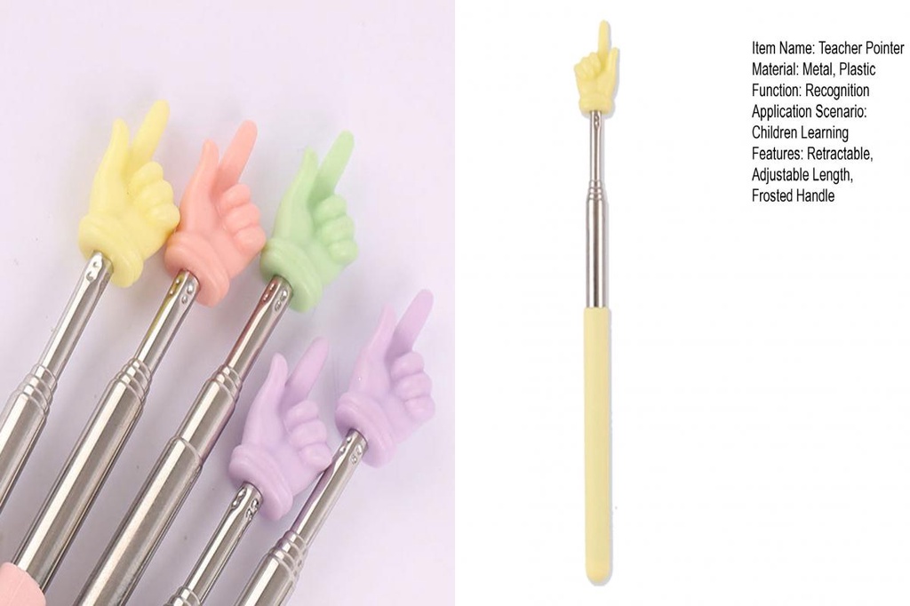 [MOONWHITE] Classroom Pointer Portable Pointing Stick Stainless Steel ...
