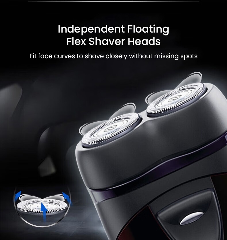 Philips Electric Shaver PQ206/18 Dual Shaver Head for Men Face Hair ...