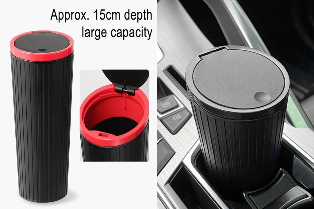 Compact Car Trash Universal Car Trash Capacity Car Trash with Leakproof ...