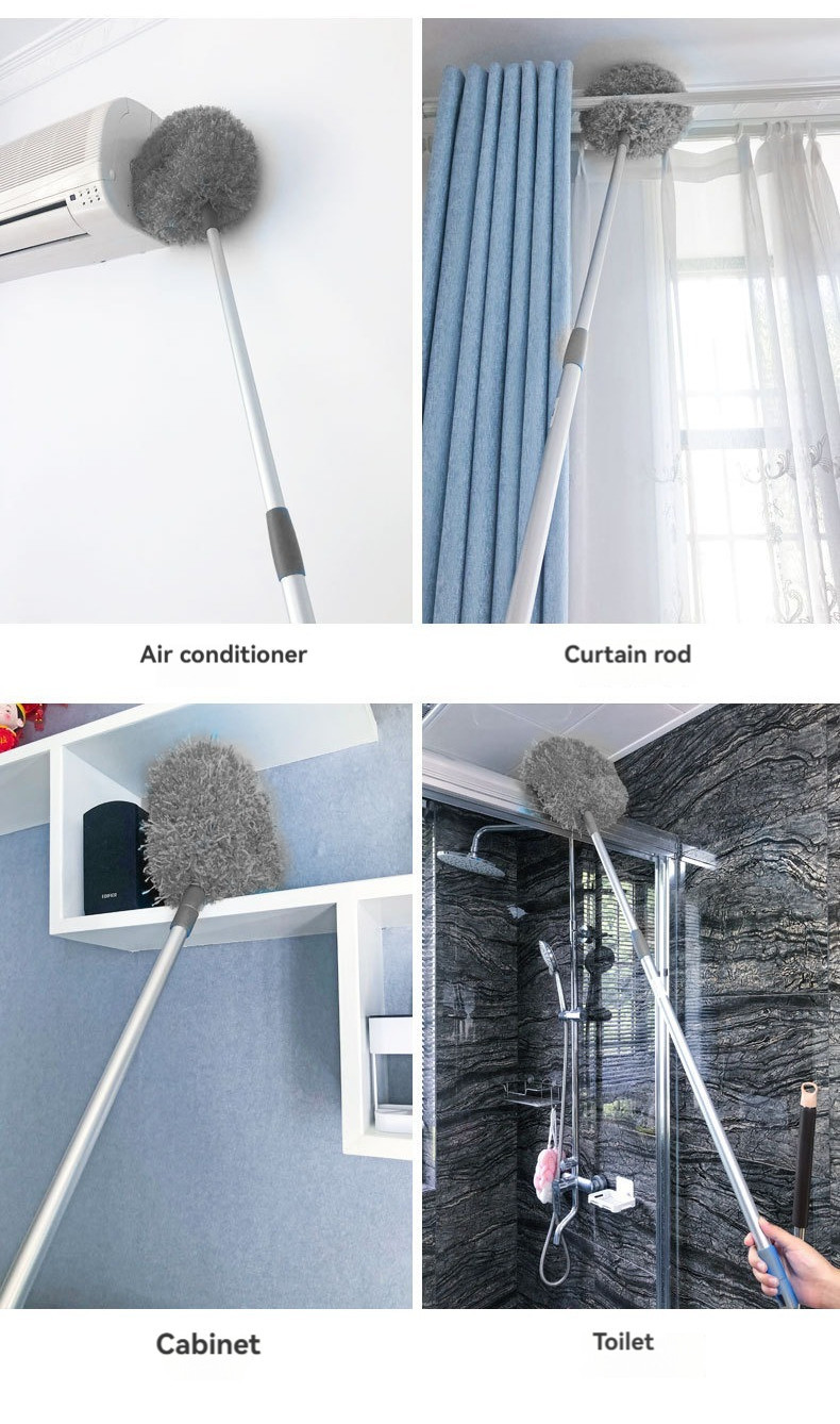 Dust Sweeper Ceiling Cleaner Fan Duster Dust Brush Round Dusting Tool ...