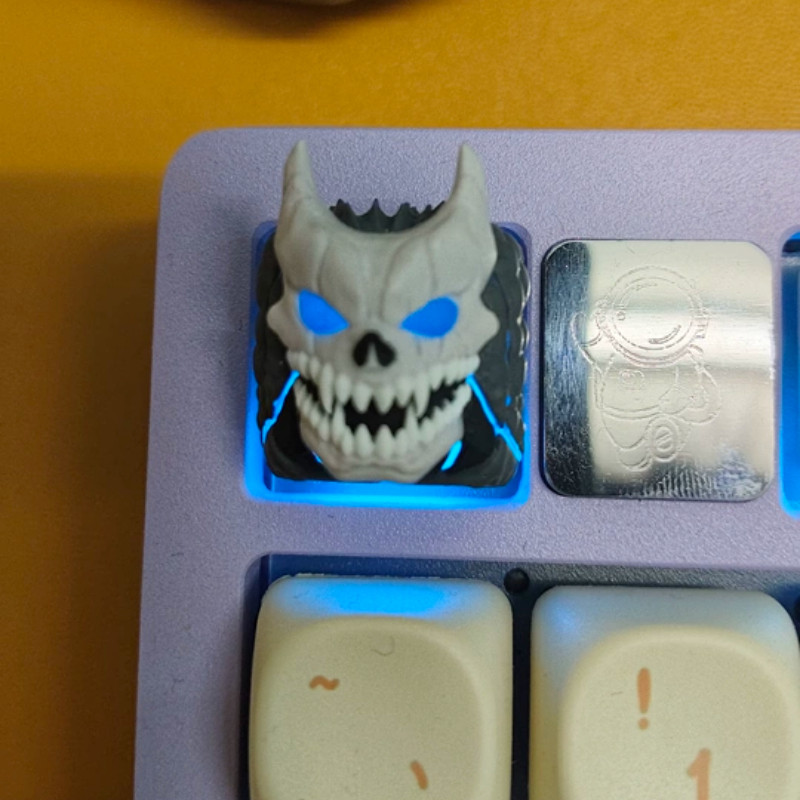 KAIJU NUMBER EIGHT Keycap Cute Cartoon MX Switch Mechanical Keyboard ...