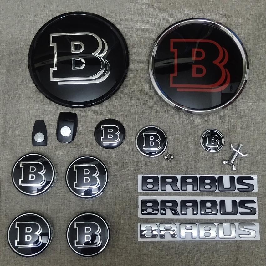 Mercedes-Benz Modified Brabus Car Logo, Tail Logo, Steering Wheel Logo ...