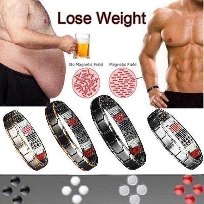 Weight Loss Magnetic Bracelet Therapy Slimming Energy Multi-point ...