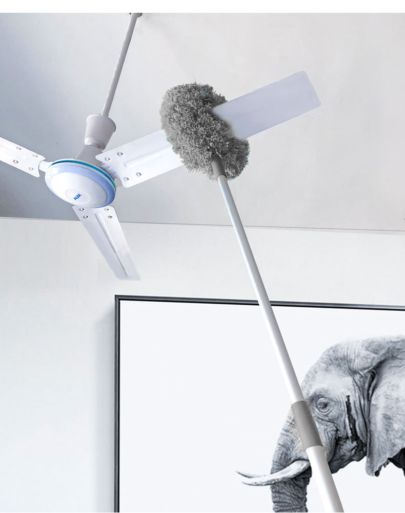 Dust Sweeper Ceiling Cleaner Fan Duster Dust Brush Round Dusting Tool ...