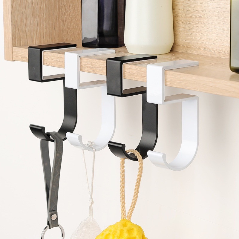 Adjustable Table Fixing Hooks - Multifunctional Punch-Free Storage Rack ...
