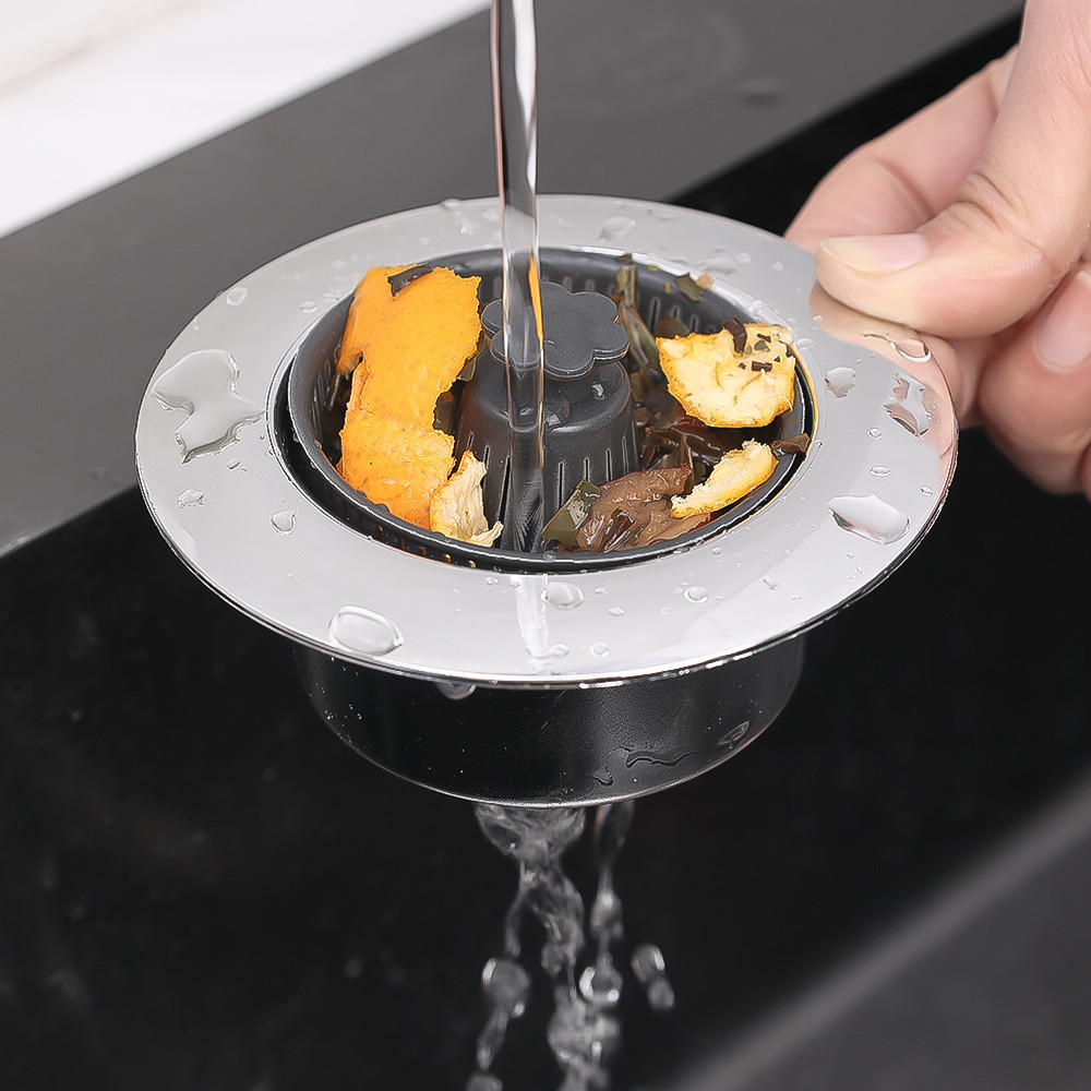 Kitchen Sink Strainer Anti-Clogging Spring Launching Drain Strainer ...