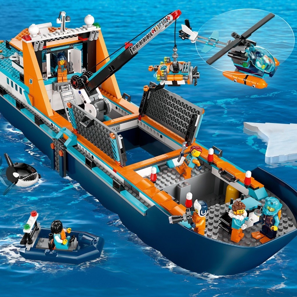 LEGO City Exploration 60368 Arctic Explorer Ship Building Set Toys (815  Pieces) | Shopee Singapore