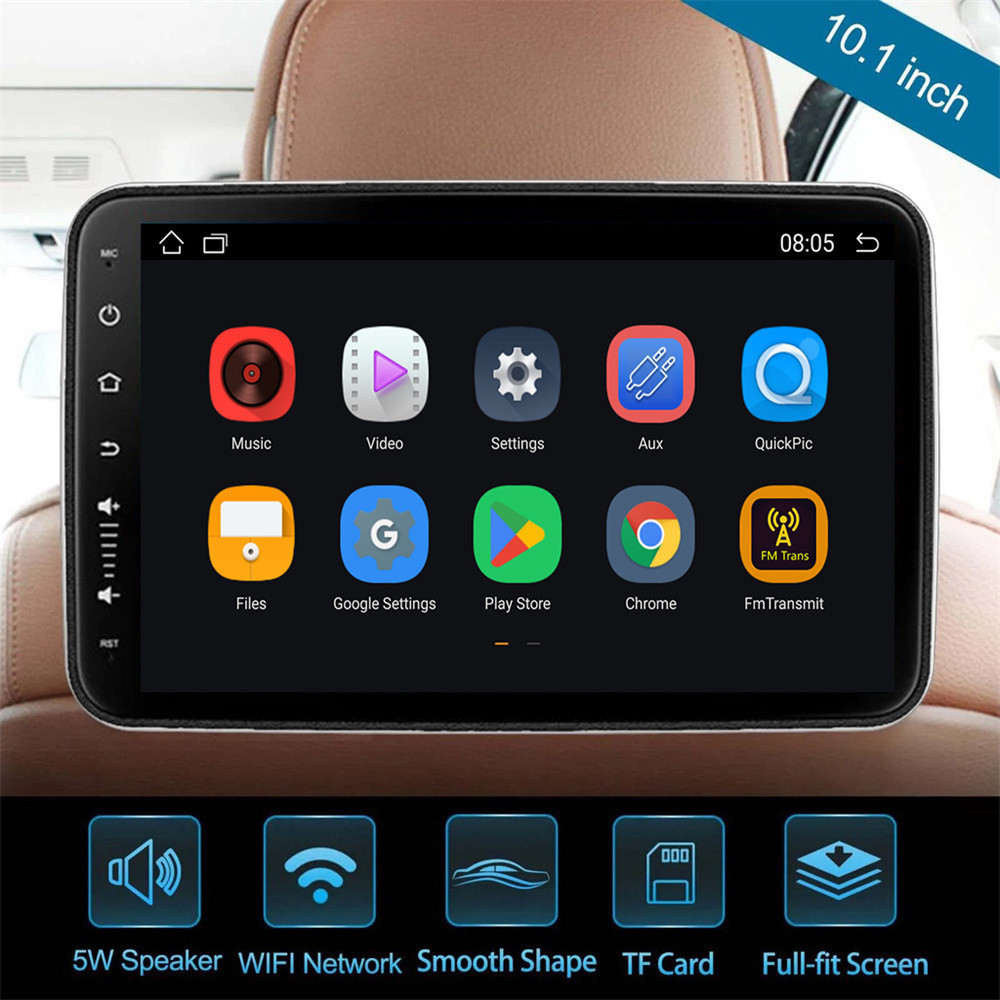 10.1'' Android 2G+32G Car Rear Seat Headrest Monitor QLED 1280*720P ...