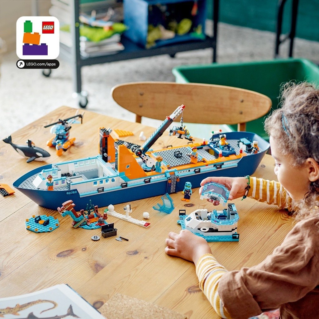 LEGO City Exploration 60368 Arctic Explorer Ship Building Set Toys (815  Pieces) | Shopee Singapore