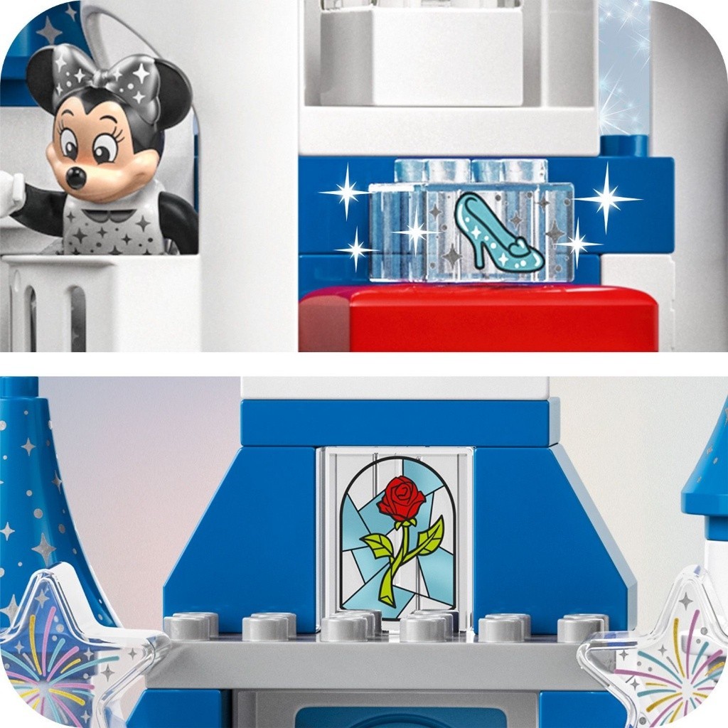 LEGO DUPLO Disney 10998 3in1 Magical Castle Building Toy Set (160 ...