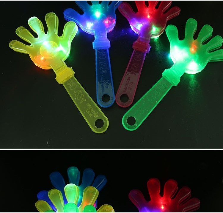 Luminous Clap Trap Palm Shooting Plastic Toy Small Hand-Shape Swatter ...