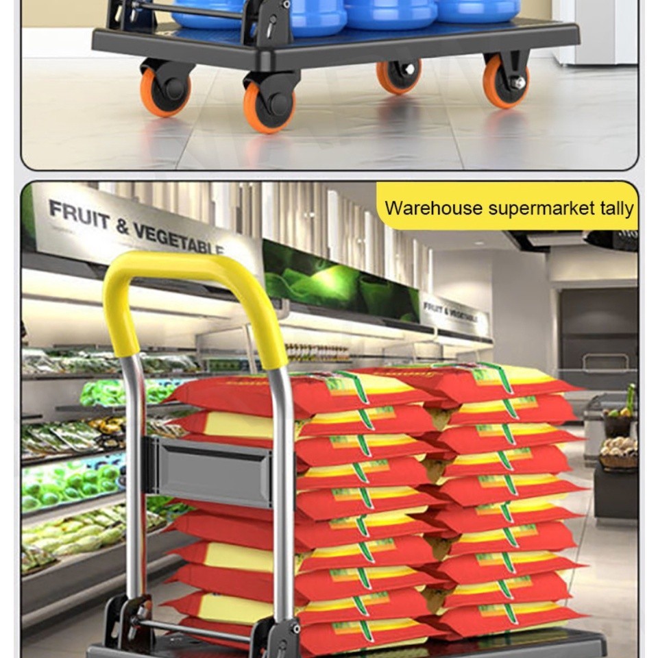 【SG LOCAL SELLER】Basic Folding Trolley / Heavy - Duty / 175KG - 250KG ...