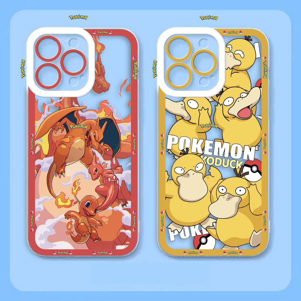 Pikachu Duck Baby Dinosaur Breathing fire Cover Transparent Angel Eyes ...