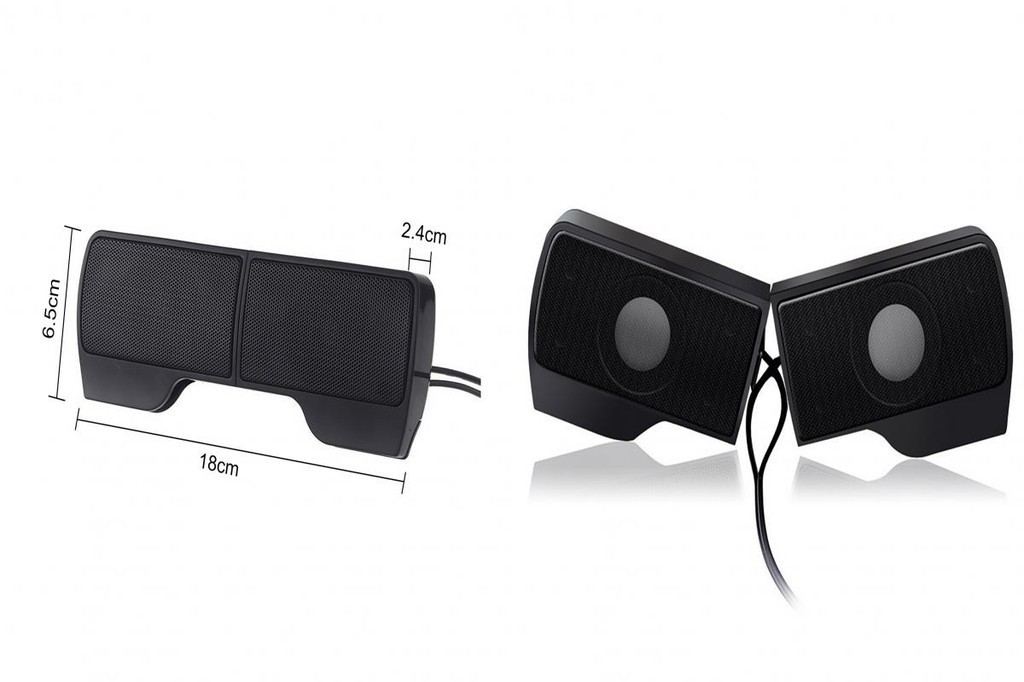 [RB] Noise Reduction Computer Speaker Small Sound Box Portable Mini ...