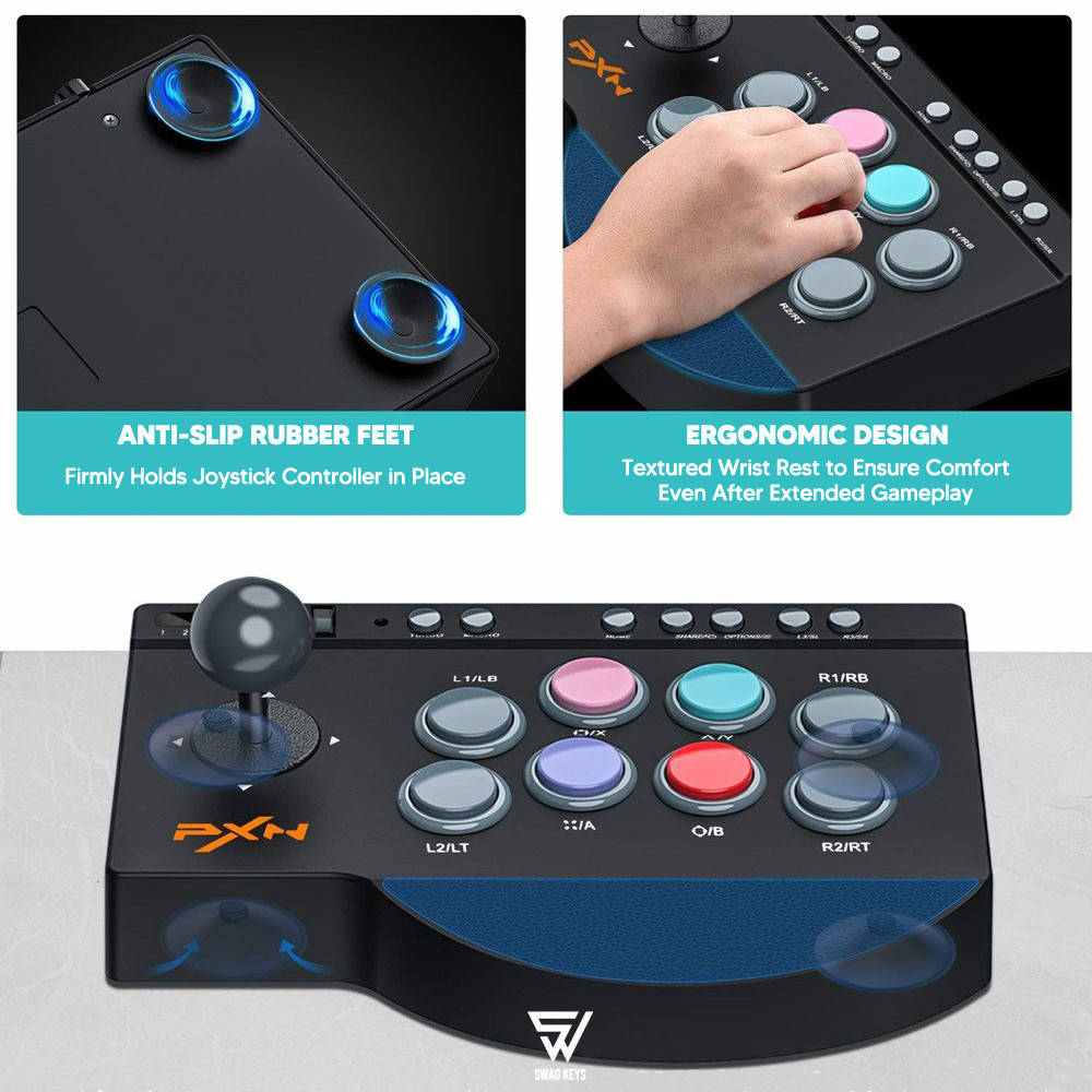 【SG】PXN 0082 ARCADE JOYSTICK FIGHT STICK CONTROLLER - Turbo Vewlix ...