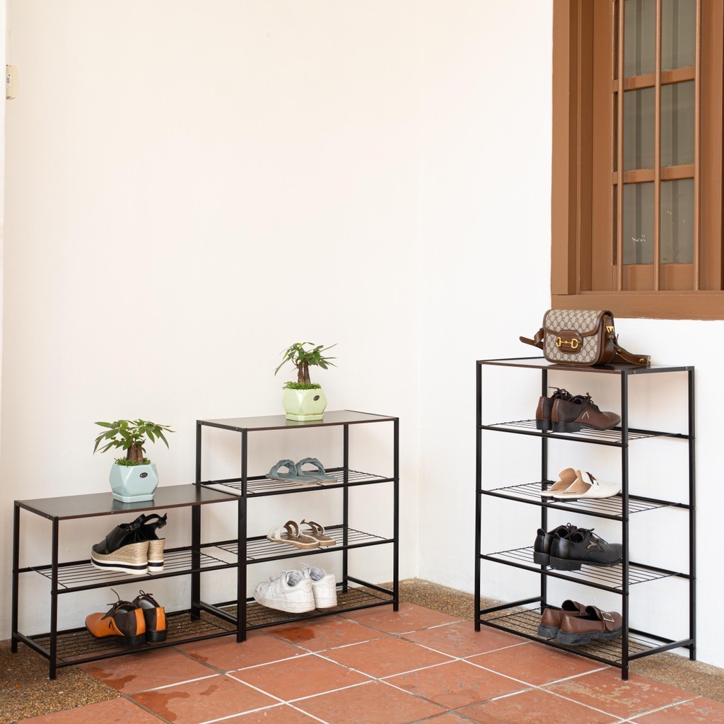 Ezcaray Tiered Shoe Rack Footwear Collection | Shopee Singapore