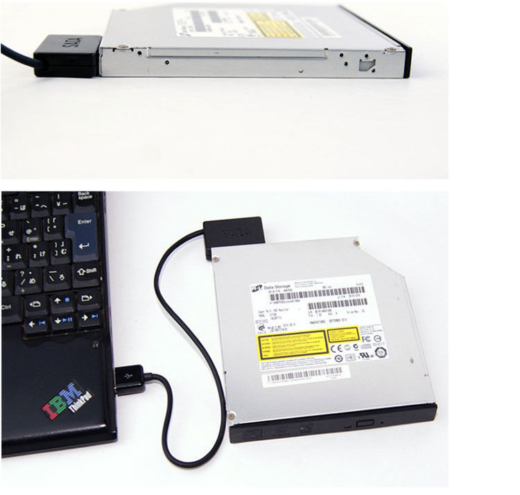 Laptop Optical Drive Sata to Usb Usb to Ide Sata External Cd-Rom Disk ...