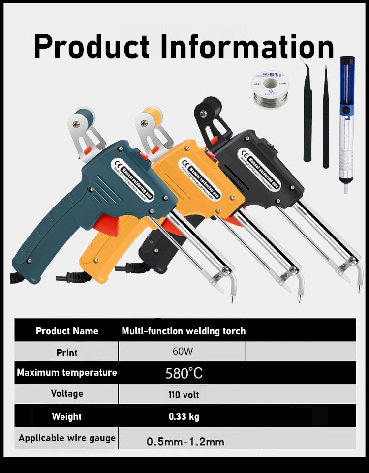 ️手持内热式焊锡枪5件套 ️Precise temperature control/efficient sealing [Hot ...