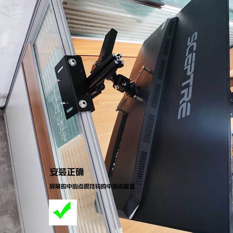 Corner Display Screen Hanger Office Cubicle Partition Wall-Mounted ...