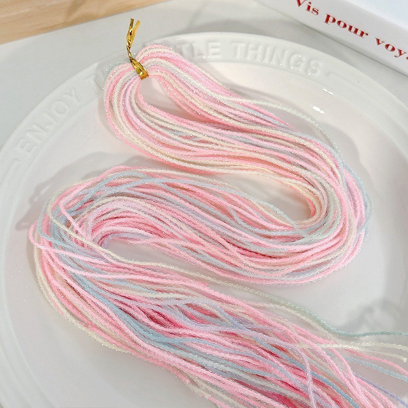 Children's Braided Hair Color Rope Headband Girls Dirty Dreadlocks ...