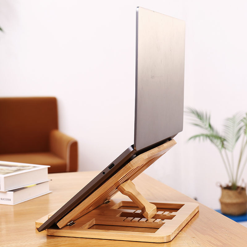 【Ready stock】Adjustable desktop laptop stand increase cooling stand ...