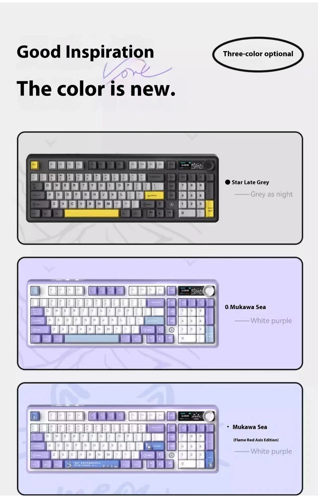 【Local Delivery】AJAZZ AK980 Mechanical Keyboard with Screen ...